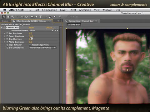 After Effects Classic Course: Channel Blur 1/2 – Creative