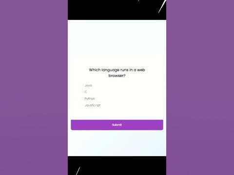 Create Quiz App Using HTML | CSS | JS - YouTube