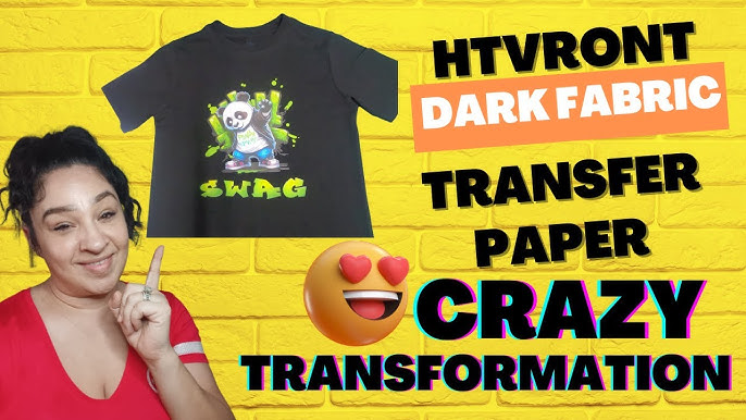 How to Use Heat Transfer Paper for Dark Fabric. [ Using Inkjet