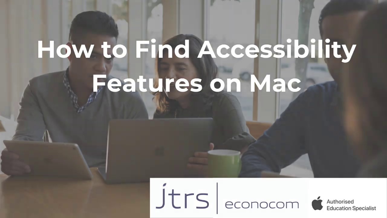 Where to find Accessibility Features on Mac - YouTube