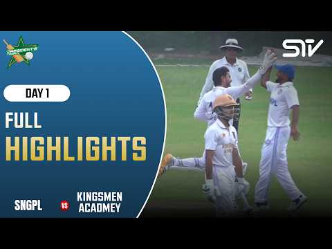 Full Highlights | Day 1 | SNGPL vs Kingsmen | President Trophy Grade-I | MZK1K