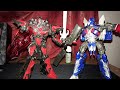 Optimus prime vs Sentinel prime vs Megatron battle