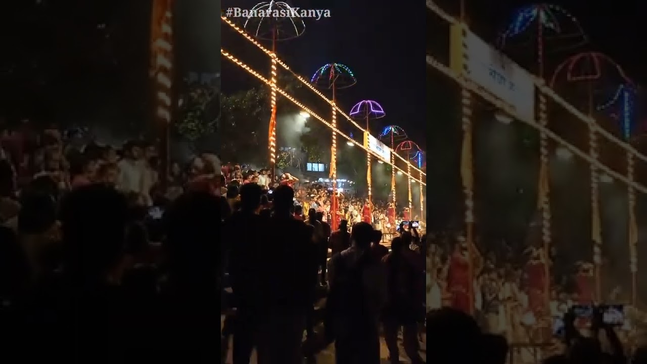 Ganga aarti aasi ghat live status video / गंगा आरती बनारस अस्सी घाट / Banaras ganga aarti live