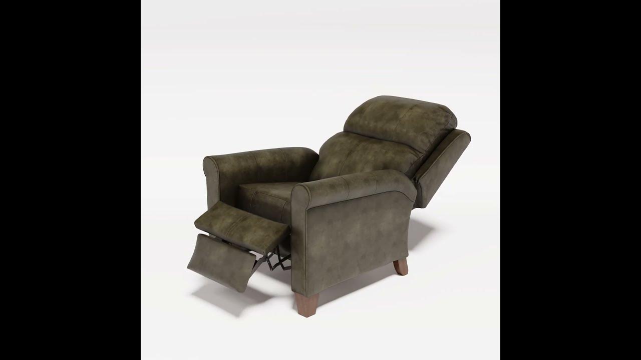 Southern motion pep talk grey hi leg recliner the classy home youtube