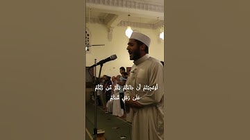 تلاوة رائعة للقارئ الشيخ ياسر ممدوح من سورة الأعراف