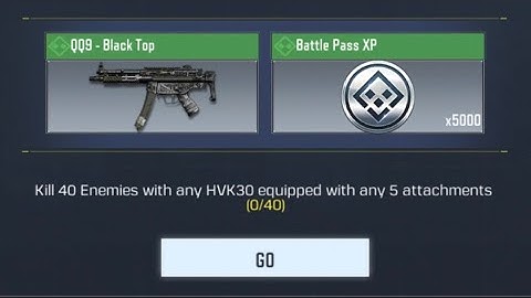 How to kill 40 Enemies with any HVK30 Equipped with any 5 Attachments