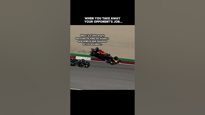 When Lewis Hamilton took away Alex Albon's Redbull seat in Formula 1