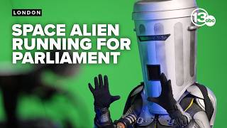 Intergalactic space warrior Count Binface becomes main challenger in U K Parliament race