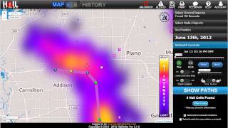 Use HailStrike for hail maps and to track hail storms live and in real-time