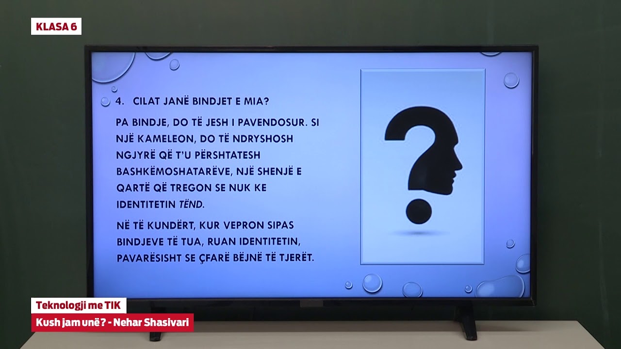 6050 Teknologji me TIK Kush jam unë? YouTube