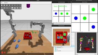 Multi-Robot Tic-Tac-Toe (Human vs AI)