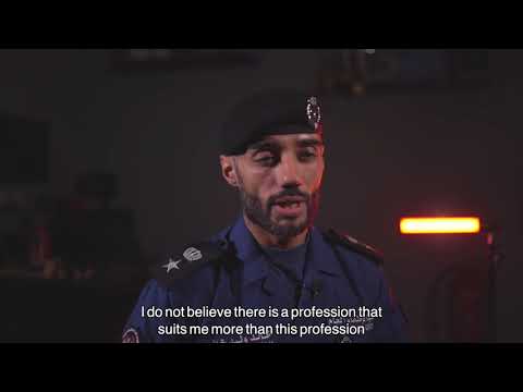 ليش اخترت اتكون رجل اطفاء مقدم خالد وليد خلفان