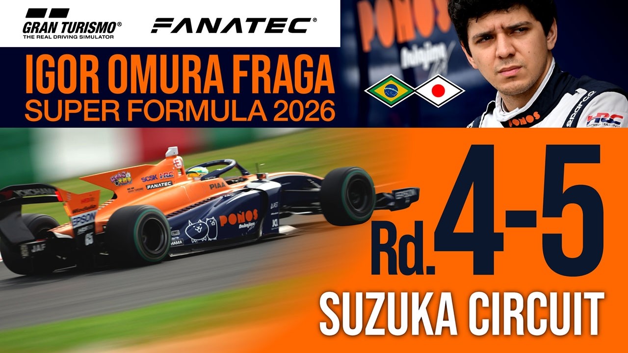 FANATEC IGOR OMURA FRAGA Race Report | Super Formula 2026 Round 4-5 Suzuka Circuit