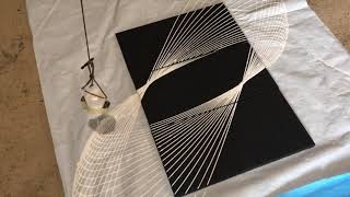 How to Create an AMAZING PENDULUM PAINTING l  Pintura giratoria de PENDULO giratorio FACIL