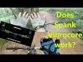 Giant Trance comparison review of Spank Spike 35 Vibrocore handlebars and Spank 359 Vibrocore wheels