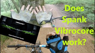 Giant Trance comparison review of Spank Spike 35 Vibrocore handlebars and Spank 359 Vibrocore wheels