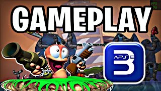 Worms 2 Armageddon de PS3 en ANDROID Aps3e v0.9