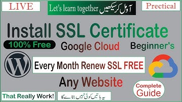 How To Install SSL Certificate in Google Cloud For Any Website Every Month Renew SSL FREE