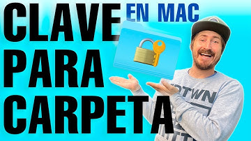 COMO PONER CONTRASEÑA O CLAVE A UNA CARPETA EN MAC