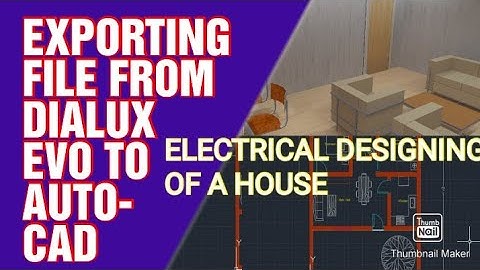 Reflected Ceiling Plan from Dialux Evo to AutoCad