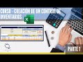 Curso: Creación de KARDEX - Control de Inventarios en Excel / Parte 1