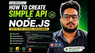 How to Create a Simple REST API in Node.js | Beginner Tutorial (Step by Step) #nodejs #api #node