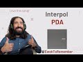 Interpol - PDA [REACTION]