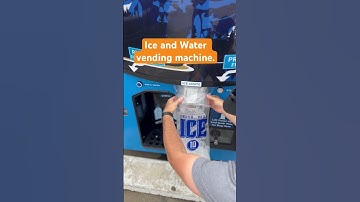 Ice and water vending machine. Would you try it out?