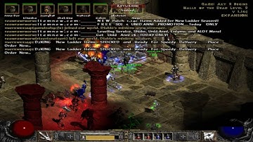 Public game spam - Diablo 2