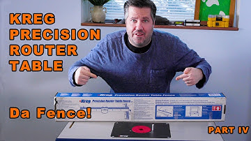 Kreg Precision Router Table Build-out and Upgrade Part IV:  Installing the Fence