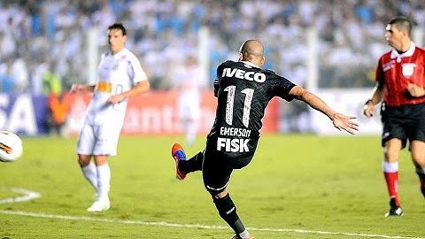 Santos 0 x 1 Corinthians Jogo de ida Fase Semifinal Libertadores 2012