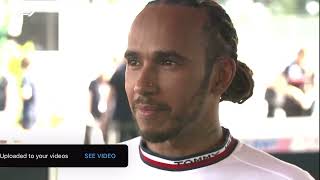 Information F1 2022 Lewis Hamilton Post Race Interview Azerbaijan GP Update