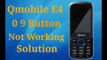 qmobile e4 0 9 button not working solution 100%