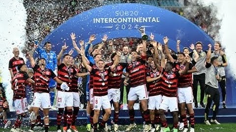 Gols - Flamengo 2x1 Olympiacos (GRE) - Copa Intercontinental Sub-20 2024 - Globo [Montagem]