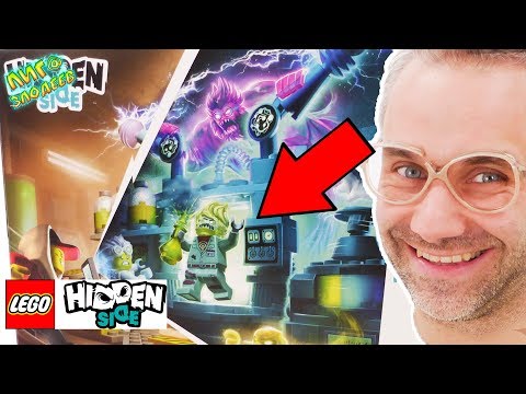 ДОКТОР ЗЛЮ ЛОВИТ ПРИЗРАКОВ! Сборка Lego Hidden Side "Лаборатория призраков"! Часть 2. 13+