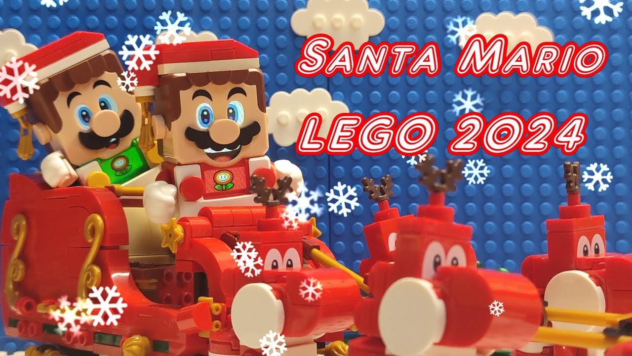 LEGO Mario Santa Mario And Santa Luigi 2024 LEGO Mario Is Coming Maxresdefault