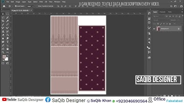 How Action use in textile design in Adobe Photoshop 2023 in Hindi || SaQib Designer