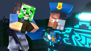 The minecraft life of Steve and Alex | RoboCop | Minecraft animation