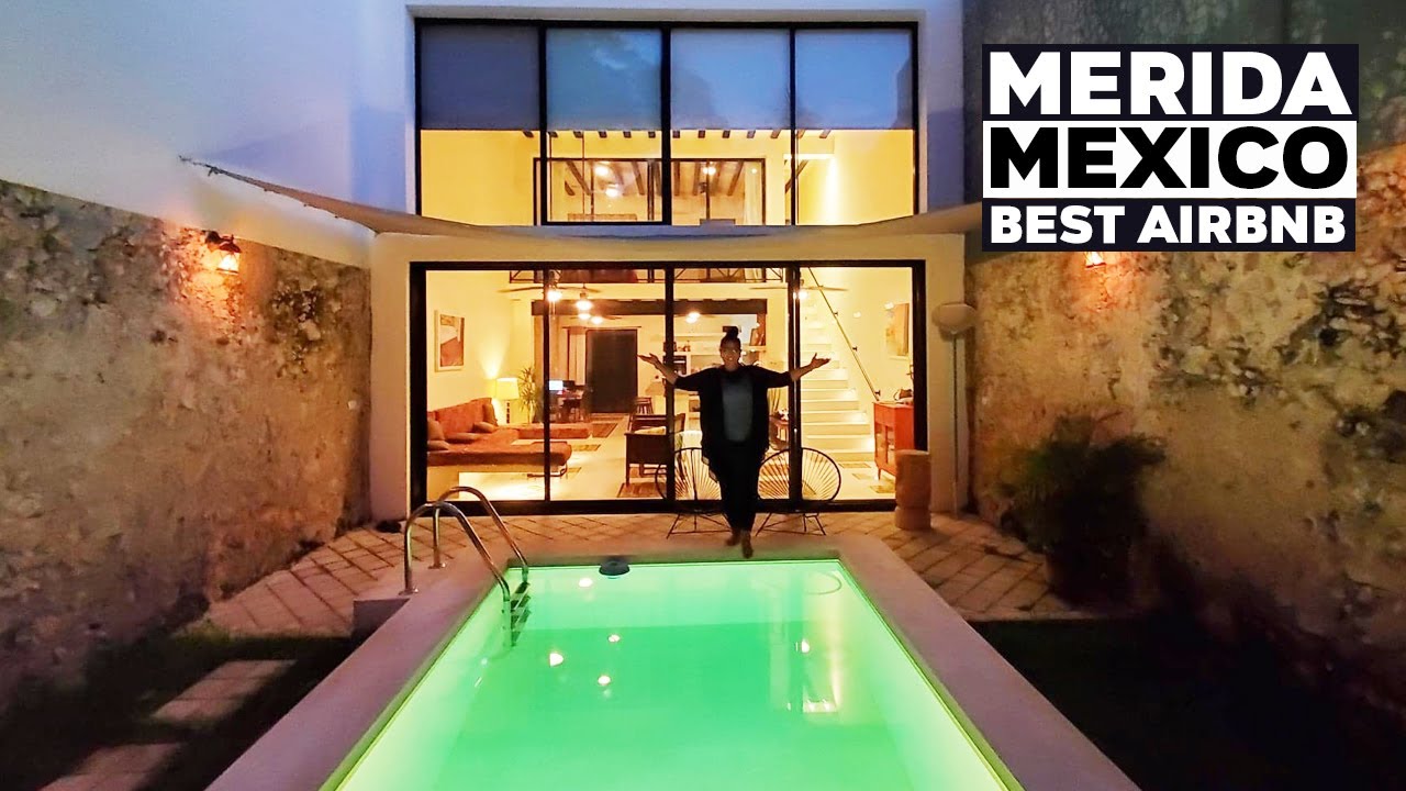 Merida Mexico AirBnb Best Place To Stay YouTube