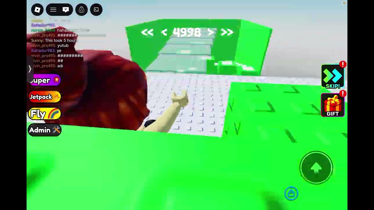 Falling from Sajura tower