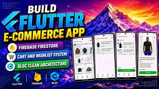 Build Flutter E-Commerce App | Firebase Firestore | Cart and Wishlist System Part 6 | Bloc and Clean