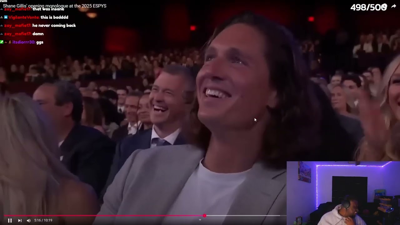 JuJuReacts To Shane Gillis Opening Monologue At 2025 ESPYS