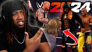 WWE 2K24 MyRISE #15 - I INVADED RAW WITH A TEAM OF 99 OVERALLS!