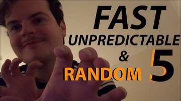 Fast & Aggressive ASMR Unpredictable Random Triggers 5 (lofi) | Invisible Triggers, Table Tapping +