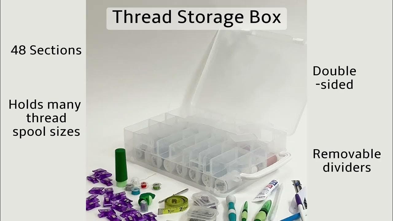 How to use Dritz Thread Storage Box 