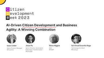 AI Driven Citizen Development and Business Agility A Winning Combination