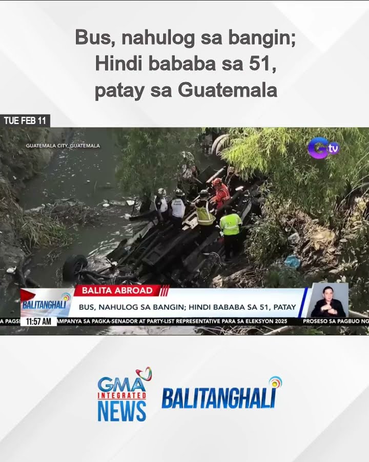 Bus, nahulog sa bangin; Hindi bababa sa 51, patay | Balitanghali