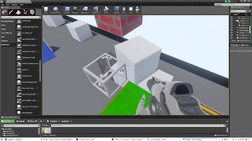 (no sound)WIP procedural mesh generation in unreal engine 4 - making it do things