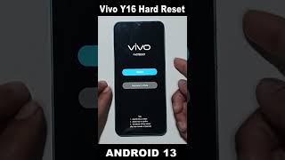 How To Vivo Y16 Hard Reset & Factory Reset | How To Hard Reset Of Vivo Phone 2023 screenshot 3