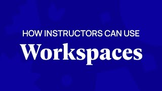 How instructors can use Workspaces on Perlego